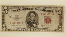 BANCONOTA U.S.A. 5 DOLLARI
