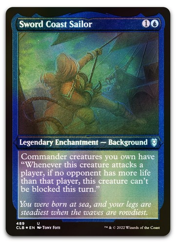 Sword coast sailor - coast, (incisione