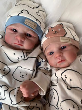Gemelli reborn tessuto morbido - reborn,