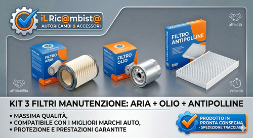 Kit filtri tagliando citroen - filtri,