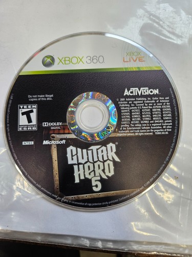 Guitar hero microsoft xbox - 5, (microsoft