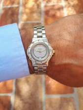 Hever Quartz Professional Diver 10ATM Monnin M.R.P. SA Case Swiss Made Vintage