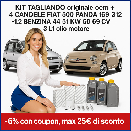 Kit tagliando originale - 🔧, +