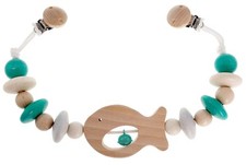 Giocattolo per Neonato Catenella Passeggino Pesce Bxlxh 500x35x60mm Nuovo Culla