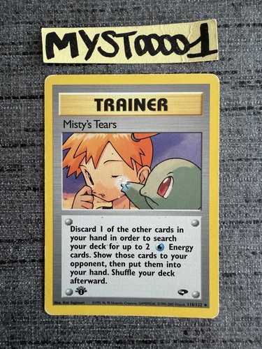 Carte pokémon misty - carte,