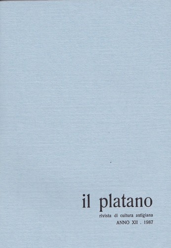 Asti platano rivista anno - il,