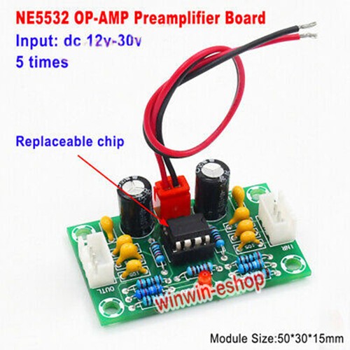 Ne5532 12v 24v - dc, op-amp
