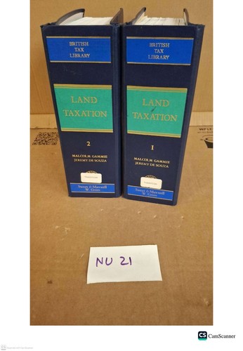 Land taxation looseleafs set - looseleafs,