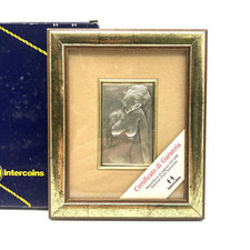 Incisione Amedeo Modigliani NUDO SEDUTO bassorilievo in argento 925 17x14cm