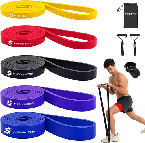 Elastici fitness set - set, 5