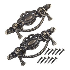 Maniglie per armadi da cucina design vintage 2 pezzi pomelli per mobili in lega