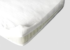 Coprimaterasso Bianco Protezione Letto Materasso Modello Sanfort Con Zip