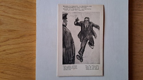 Ww1 cartolina militare wilson - ww1,