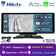 Autoradio 10.26" 2K Android 15 Wireless Apple Carplay Navigazione GPS WiFi 2+32GB