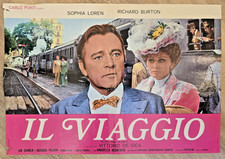 Locandina originale 1974 Il Viaggio di Vittorio de Sica con Loren Burton
