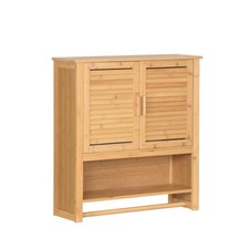 Pensile in bambù per bagno