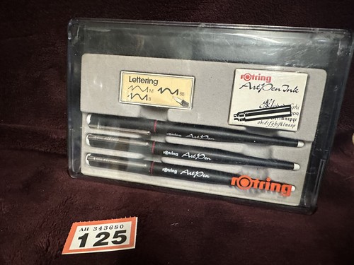 Vtg rotring fountain art pen - art,