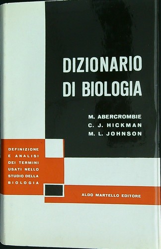 Dizionario biologia vv - dizionario, aa.vv