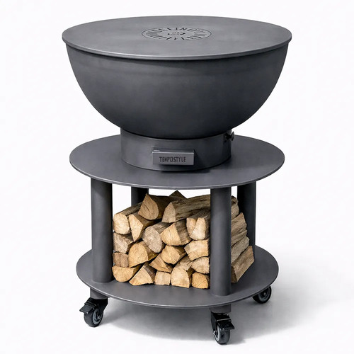 Barbecue legna stromboli - a,