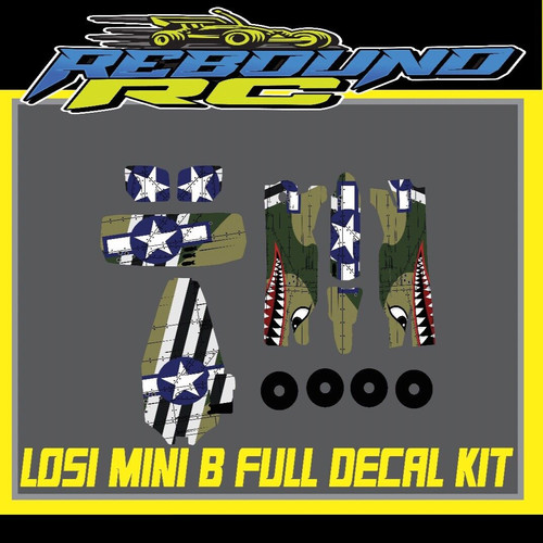 Kit grafica carrozzeria losi - kit,