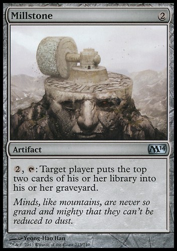 Mtg millstone foil pietra da - -,