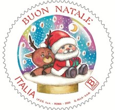 FRANCOBOLLO NATALE LAICO 2025