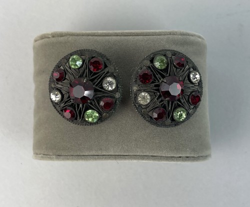 Orecchini clip cristalli