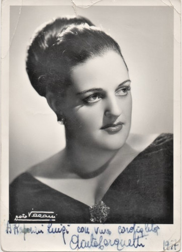 Autografo anita cerquetti - autografo,