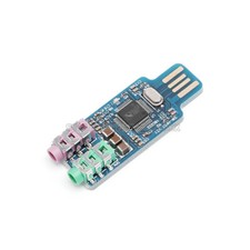 Scheda audio USB gratuita CM108 computer portatile modulo scheda audio esterna