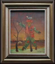 ARTE NAIF AUTUNNO INVERNO CAMPAGNA SPAVENTAPASSERI  ENRICO COPETTA COEN BRESCIA