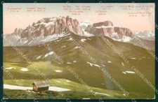 Bolzano Selva di Val Gardena Rifugio Sella Dolomiti cartolina MX1555