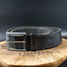 Cintura uomo Levis cintura vintage in pelle jeans cintura in pelle nera tagli...