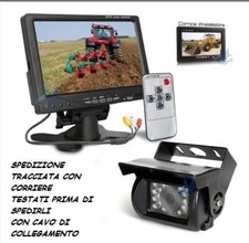 Telecamera Retromarcia con Monitor 7" Camion Trattore Camper  Furgone