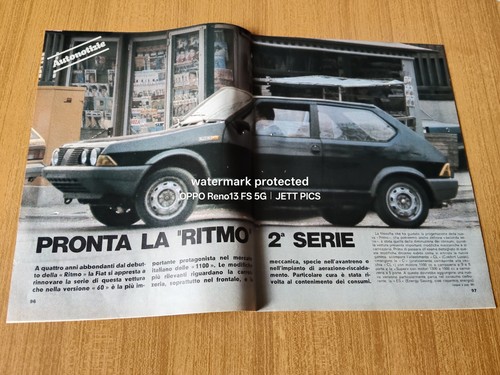 1982 fiat ritmo serie - ritmo, 2°