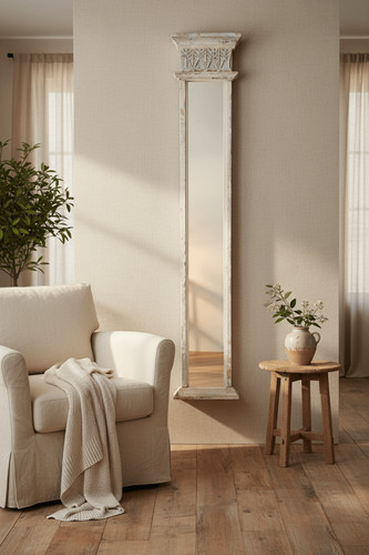 Specchio corpo intero bianco - a,