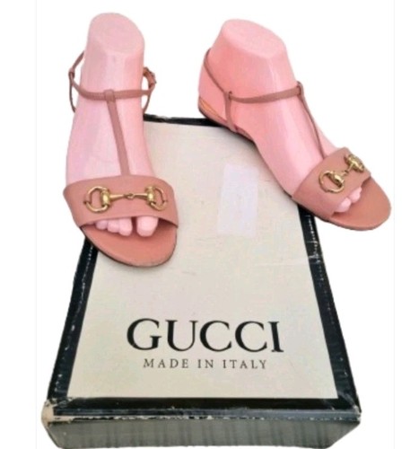 Sandali bassi gucci horsrbit - sandali,