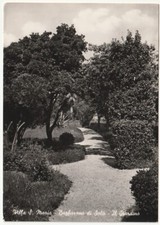 BARBARANO DI SALO' - BRESCIA - VILLA S. MARIA - IL GIARDINO - VIAGG. 1953 -92390