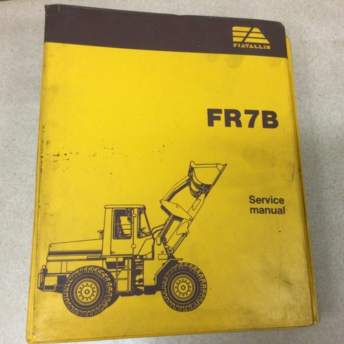 Fiat allis fr7b pala gommata - pala,
