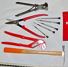 Attrezzi Orafo Morsetto Pastorino Cesoia Cacciaviti USAG Pappagallo Martellino