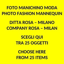 #00062 FOTO MANICHINO MODA VETRINA DITTA ROSA MILANO SCEGLI QUI TRA 25 OGGETTI