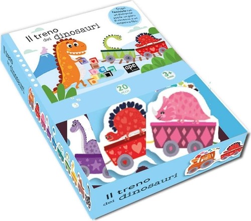 Libri treno dei - dinosauri., con