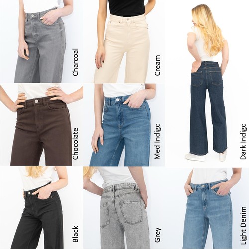 Jeans donna gamba - m&s, larga