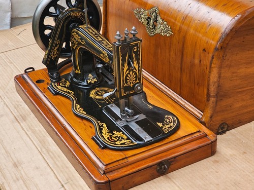 Antique singer 12k fiddle base - antique,