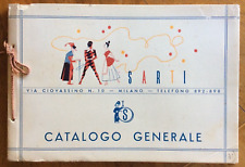 SARTI MILANO CARNEVALE Catalogo Generale Maschera Costumi Cappelli Trombe 1950