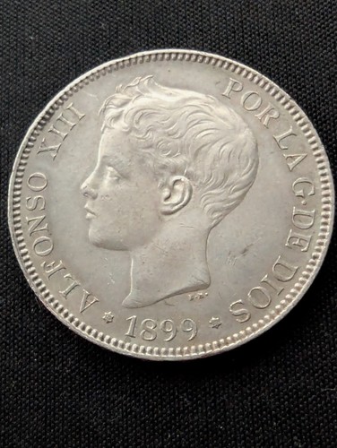 España pesetas 1899 silver - españa,