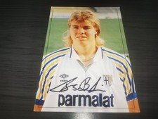 Tomas Brolin hand signed Parma