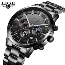 LIGE orologio da polso uomo