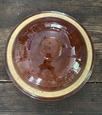 Vintage Stoneware Brown Glaze