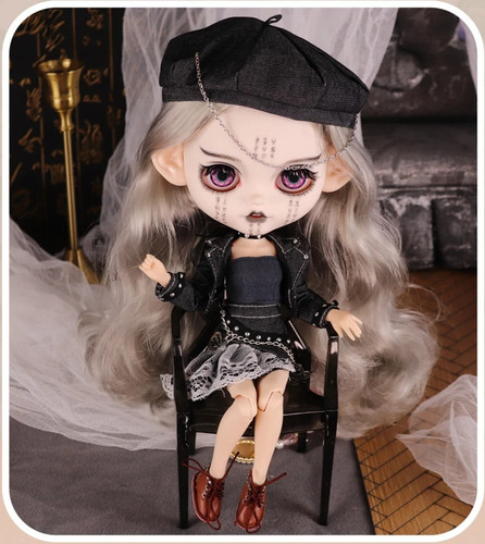 Ooak blythe bambola strega - ooak,