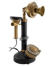 Telefono antico a candela con